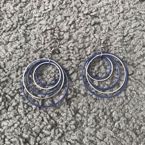 Blue/Silver Earrings